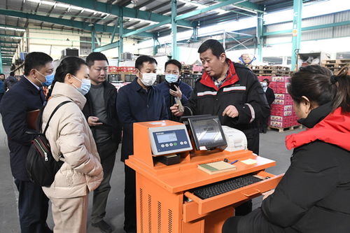 靖江市商务局一行到朝阳农产品大市场参观考察